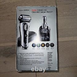 BRAUN 9095cc Series 9 Premium Shaver Wet & Dry with Clean and Recharge Station NEW