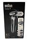 Braun 7027cs Mens 360 Flex Head Wet & Dry Razor Series 7 Shaver Kit Black/silver