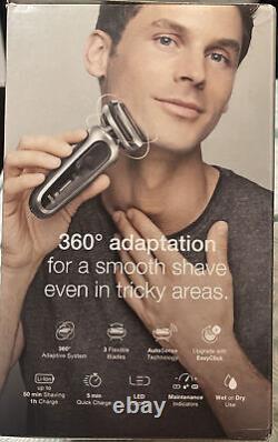 Braun Series 7 360-Flex Wet/Dry Shaver with Precision Trimmer 7071cc. New, BoxAsIs