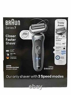 Braun Series 7 7188cc 360 Flex Waterproof Men's Electric Shaver Wet/Dry 3 Speeds