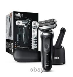 Braun Series 7 Wet/Dry 360 flex Men's Electric Shaver, Black, 7091cc? NEW? O. B