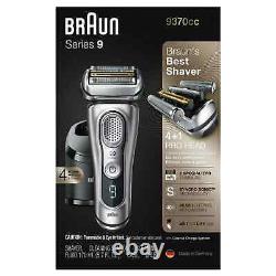 Braun Series 9 9370cc Rechargeable Wet Dry Men's Electric Shaver with Clean