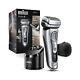 Braun Series 9 9370cc Rechargeable Wet & Dry Men's Electric Shaver With Clean