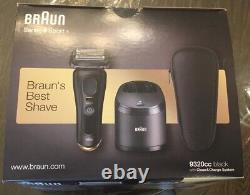 Braun Series 9 Sport+ Shaver, Clean & Charge System, Cordless, Wet or Dry, NEW