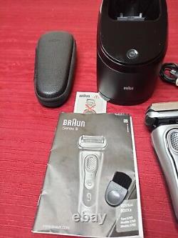 Braun Series S9 Wet & Dry Rechargeable Electric Shaver 5793 With Clean And Charge