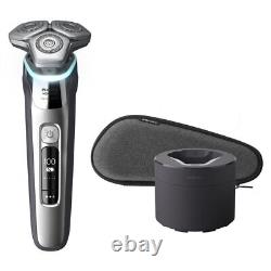 Mens Cordless Electric Shaver 9800 Rechargeable Wet & Dry Electric Razor Travel