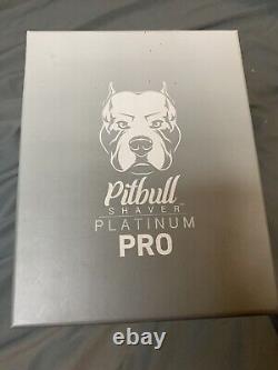 NEW Pitbull Platinum PRO Head and Face Shaver (USB Charging Cable)