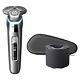 New 9800 Rechargeable Wet & Dry Electric Shaver With Quick Clean, Travel Case