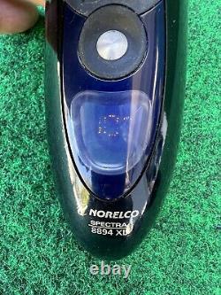 Norelco Spectra 8894 XL James Bond Electric Razor Tested Working with Charger