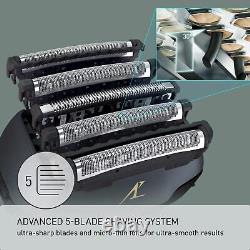 Panasonic ESLV97K Arc5 Wet/Dry 5 blade Electric Shaver (Matte Black) with