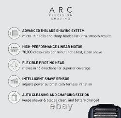 Panasonic Electric Razor for Men, Electric Shaver, ARC5, ES-LV97 Clean/charge