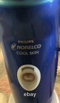 Philips Norelco 7735x Cool Skin Rechargable Wet/Dry Razor With 4 Gel Cartridges