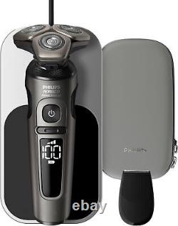 Philips Norelco 9000 Prestige Shaver with Qi Charging Pad and Premium Case