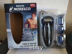 Philips Norelco BG2020\31 Men's Black Cordless Bodygroom Shaver Wet & Dry
