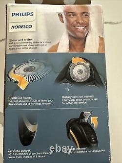 Philips Norelco CareTouch AT790 Aquatec Men's Shaver Wet Dry Pop Up Trimmer