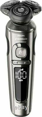 Philips Norelco S9000 Prestige Wet & Dry Electric Shaver Dark Brushed Chrome