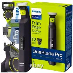 Philips OneBlade Pro Shaver Trimmer Wet Dry Cordless Beard Styling Body Shaving