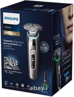 Philips S9975 Wet Dry Shaver SkinIQ Pressure Sensor Dual SteelPrecision 360-D