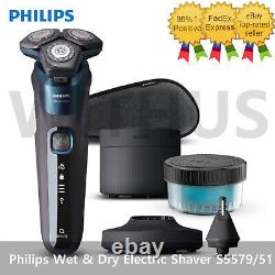 Philips Wet & Dry Electric Shaver Series 5000 SkinIQ S5579/51 Express