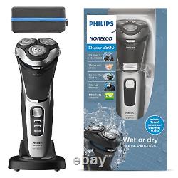 Phillips Norelco shaver 3800 dry wet trimmer rechargeable Space Gray, S3311/85