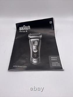 Braun 9296CC Série 9 Rasoir électrique intégré à précision pour homme, à grille humide et sèche