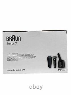 Braun Series 7 7188cc Rasoir électrique pour hommes étanche avec technologie 360 Flex, 3 vitesses, utilisation sur peau sèche ou humide