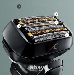 Poste de nettoyage pour rasoir rechargeable Panasonic ES-LS6A-K 6 lames rasoir humide/seche
