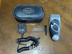 Rasoir électrique Remington MS-280 pour hommes en titane noir/argenté pour utilisation humide/sèche