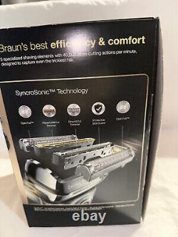 Rasoir électrique pour hommes Braun 9295CC de la série 9 Wet & Dry avec station Clean & Charge