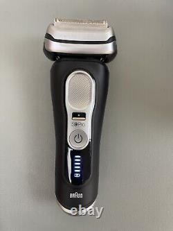Rasoir électrique pour hommes Braun Série 9 Pro 9465cc avec tondeuse à barbe Pro Lift Wet & Dry
