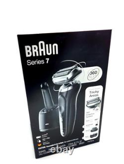 Rasoir électrique rechargeable pour hommes Braun Series 7 avec tondeuse de précision et bonus