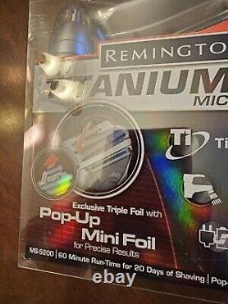 Remington MS-5200 MicroScreen Rasoir électrique rechargeable pour hommes ms3 5500 (Neuf)