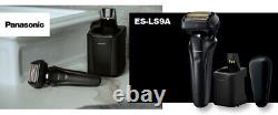 Station de nettoyage pour rasoir rechargeable à 6 lames Panasonic ES-LS9A-K Wet/Dry