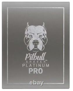 Tondeuse électrique Pitbull Platinum PRO pour tête et visage avec chargement USB